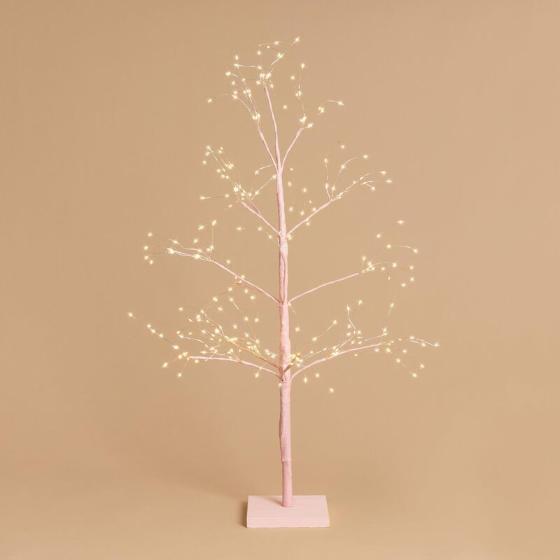 Stellar Haus Small Arctic Birch Seed Light Tree Light Pink 90cm image number 0